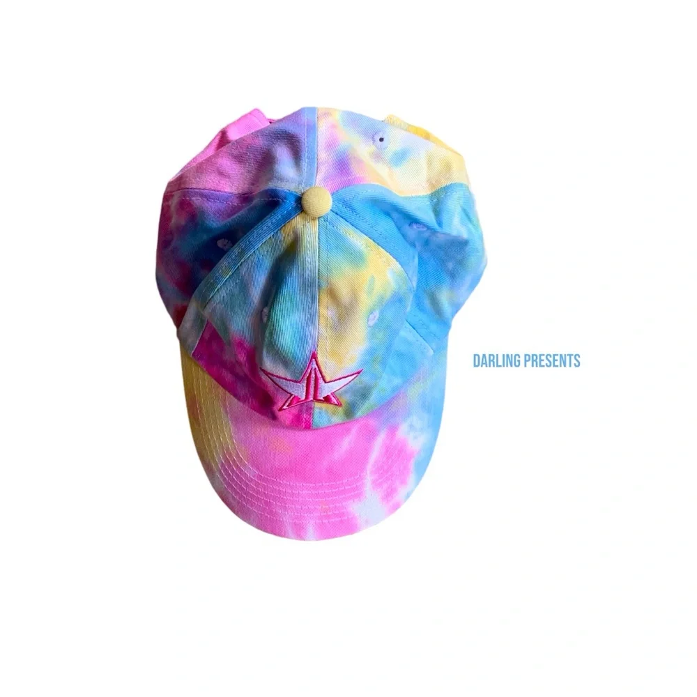 Jeffree Star Tie Dye Rainbow Snap Back Cap Unisex Color Rainbow
